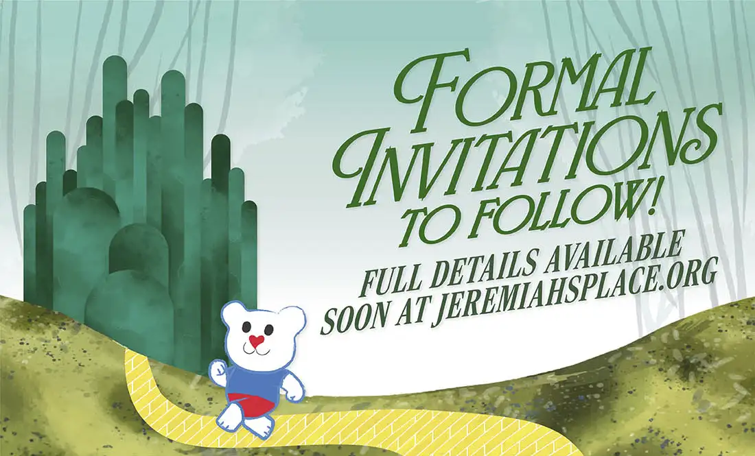 Form invitations to follow image for 2024 Jeremiah's Place Helping Hands Celebration