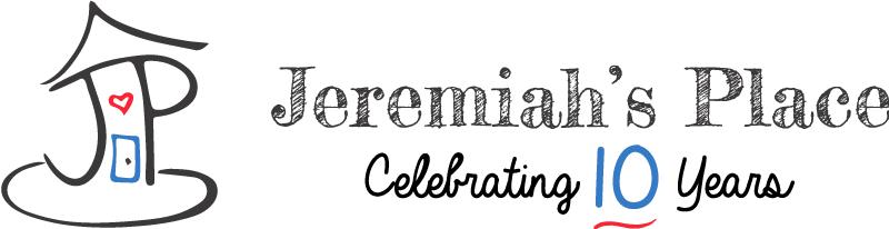 Jeremiah's Place - 10 year anniversary logo