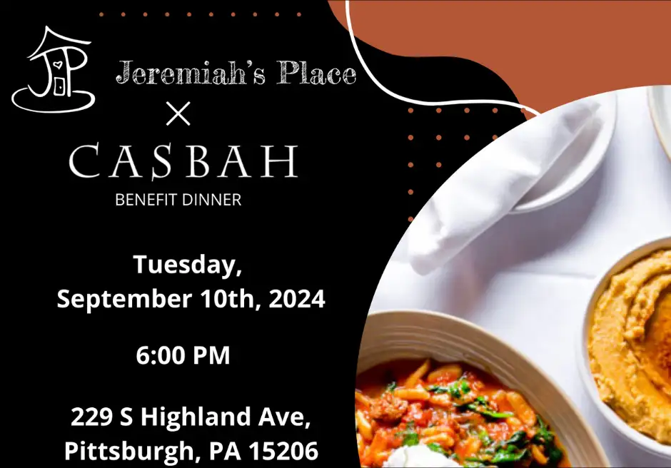 Jeremiah's Place benefit dinner at Casbah in Pittsburgh